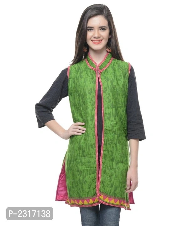 Ladies Winter Reversible Jacket To Be Wore By Both The Sides. - Multicoloured, XL
