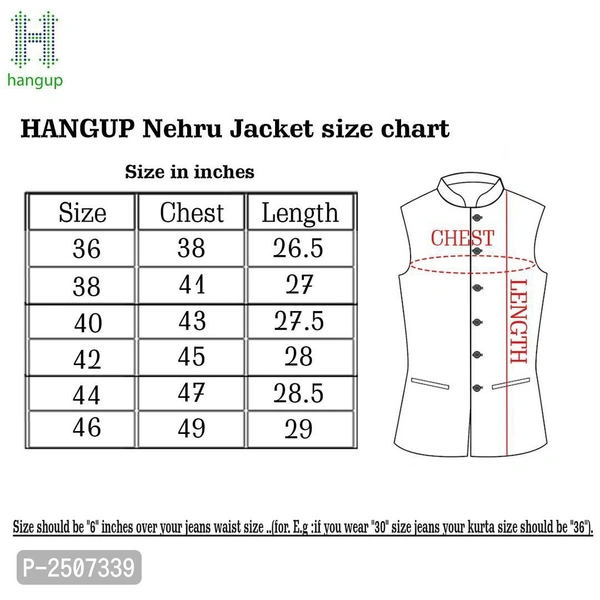 Men Multicoloured Printed Nehru Jacket With Pocket Square - Multicoloured, 38
