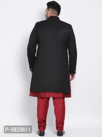 3 Piece Kurta Pyjama Sherwani - Multicoloured, 40