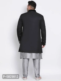 3 Piece Kurta Pyjama Sherwani - Multicoloured, 40