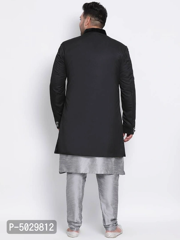3 Piece Kurta Pyjama Sherwani - Multicoloured, 40