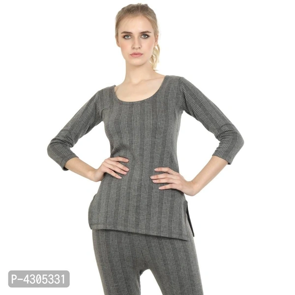 Women Full Sleeve Night Thermal Vest Top  - XL