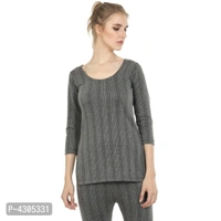 Women Full Sleeve Night Thermal Vest Top  - XL