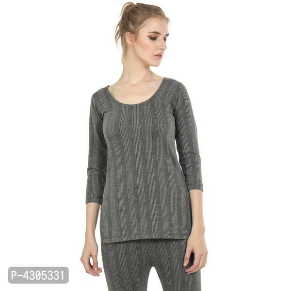Women Full Sleeve Night Thermal Vest Top  - XL