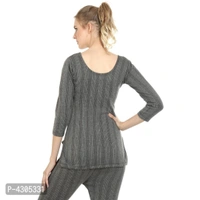 Women Full Sleeve Night Thermal Vest Top  - XL