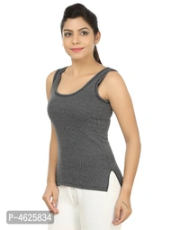 Sleeveless Thermal Top - Grey - XXL: 40/100