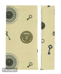 Yellow Poly Blend Unstitched Shirt Piece - Yellow, L