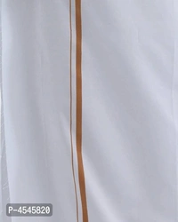 Men's Multicoloured Cotton Without pocket Dhotis - Multicoloured
