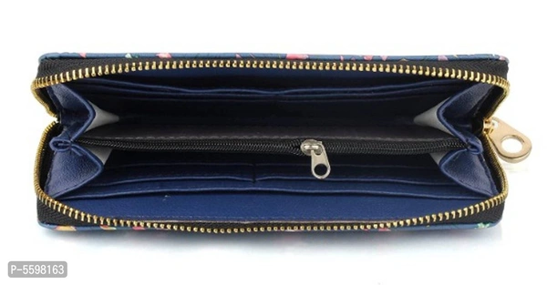 Stylish Printed Wallet - Red, LENGTH: 21.0 (in inches) || WIDTH: 4.0 (in inches) || HEIGHT: 11.0 (in inches)