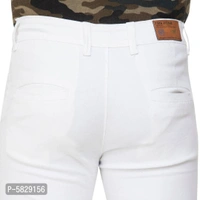 Regular Fit Trouser For Men - 28 inches, White