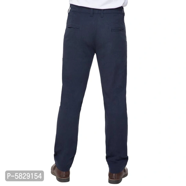 Regular Fit Trouser For Men - Navy Blue, 32 inches