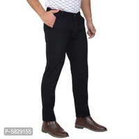 Regular Fit Trouser For Men - 28 inches, Black