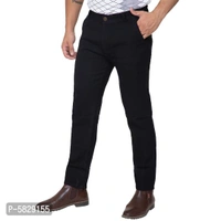Regular Fit Trouser For Men - 28 inches, Black