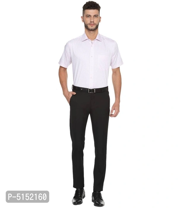 Mens Formal Black Trousers For Mens |  Jet Black Formal Trouser For Men - Black, 28 inches