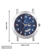 Day and Date Blue Synthetic Leather  Watch for Men - Blue