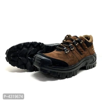 Elite Brown Synthetic Solid Boots For Men - Brown, UK7