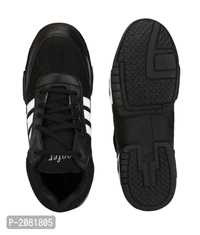 Men's Black & White High Top Running Shoes - Black, UK10
