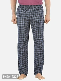 Stylish Super Combed Cotton Premium Checked Pajama for Men (Pack of 2) - Multicolour, S(28 INCHES)