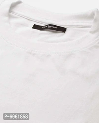 Stylish Cotton White Solid Round Neck Half Sleeves T-shirt With Shorts Night Wear Set For Men - White, L(40 inches)