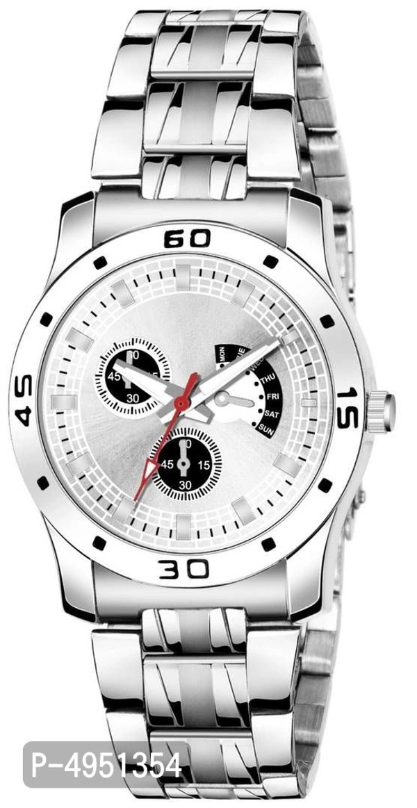 Stylish Analog Watch - Silver