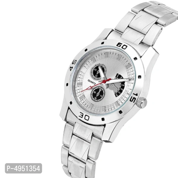 Stylish Analog Watch - Silver