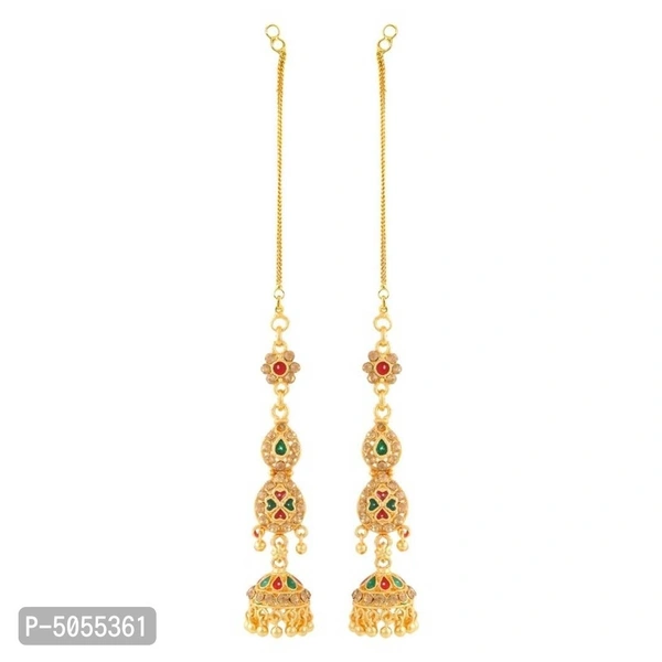 Trendy Alloy Jhumka Earring for Women - Golden