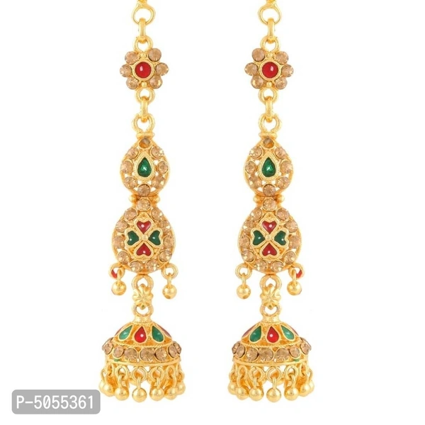 Trendy Alloy Jhumka Earring for Women - Golden