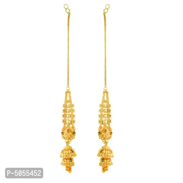 Trendy Alloy Jhumka Earring for Women - Golden