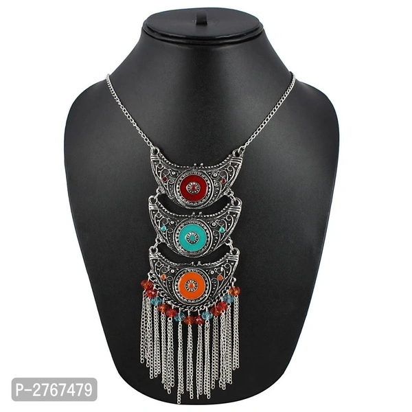 Women's Alloy Necklace - Silver
