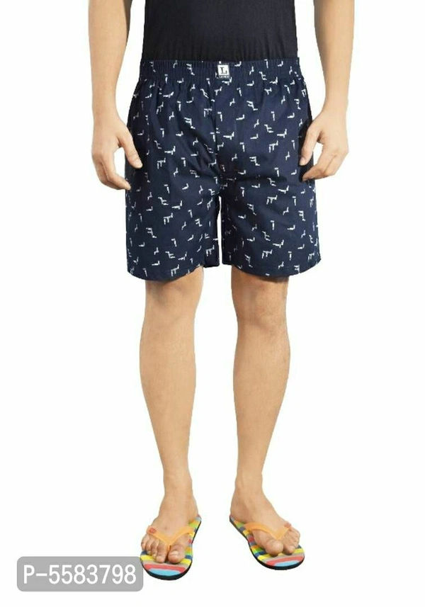 Multicoloured Cotton Boxer || Pack of 2 Boxers - XL(34 inches), Multicoloured