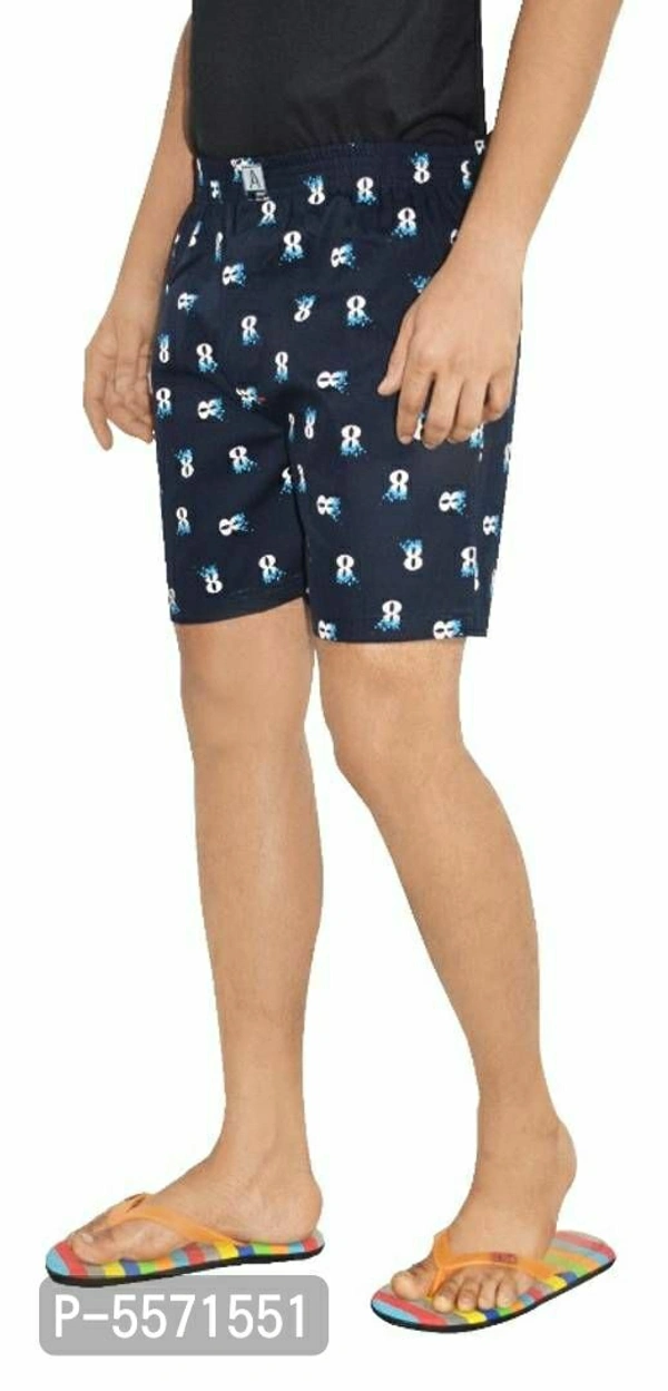 Mens Cotton Printed Boxer - Multicoloured, L(32 inches)