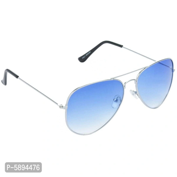 Hrinkar Men Women Boys & Girls Aviator & Sunglasses Silver & Silver Frame, Pink & Yellow Lens (Medium) Pack of - 2 - Silver, One Size