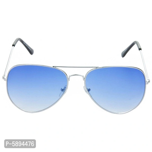 Hrinkar Men Women Boys & Girls Aviator & Sunglasses Silver & Silver Frame, Pink & Yellow Lens (Medium) Pack of - 2 - Silver, One Size