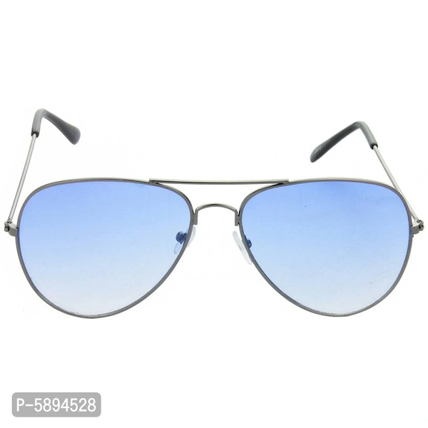 Hrinkar Men Women Boys & Girls Aviator & Sunglasses Silver & Silver Frame, Pink & Yellow Lens (Medium) Pack of - 2 - Grey, One Size