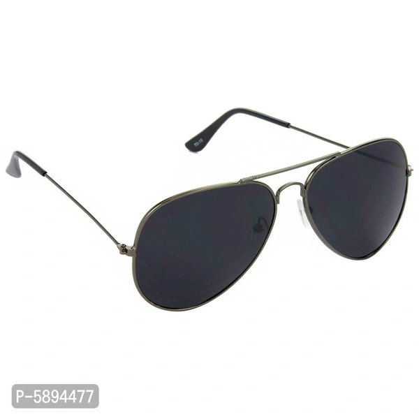 Hrinkar Men Women Boys & Girls Aviator & Sunglasses Silver & Silver Frame, Pink & Yellow Lens (Medium) Pack of - 2 - Grey, One Size