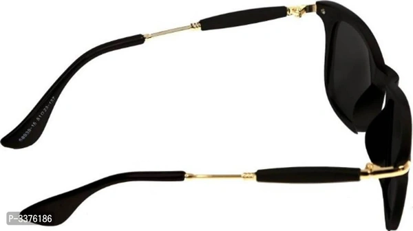 UNISEX BLACK 2148 WAYFARER - Black, Frame Size: 49.0 - 51.0 (in mm)