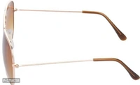 AVIATOR STYLE SUNGLASSES FOR WOMEN - Frame Size: 49.0 - 51.0 (in mm), Brown