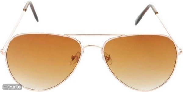 AVIATOR STYLE SUNGLASSES FOR WOMEN - Frame Size: 49.0 - 51.0 (in mm), Brown