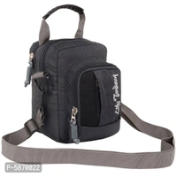 Sling Bags For Men | Women | Cross Body Travel Office Pouch Side Shoulder Pouch Travel Bag | Cash Pouch (Grey) - Grey