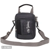 Sling Bags For Men | Women | Cross Body Travel Office Pouch Side Shoulder Pouch Travel Bag | Cash Pouch (Grey) - Grey