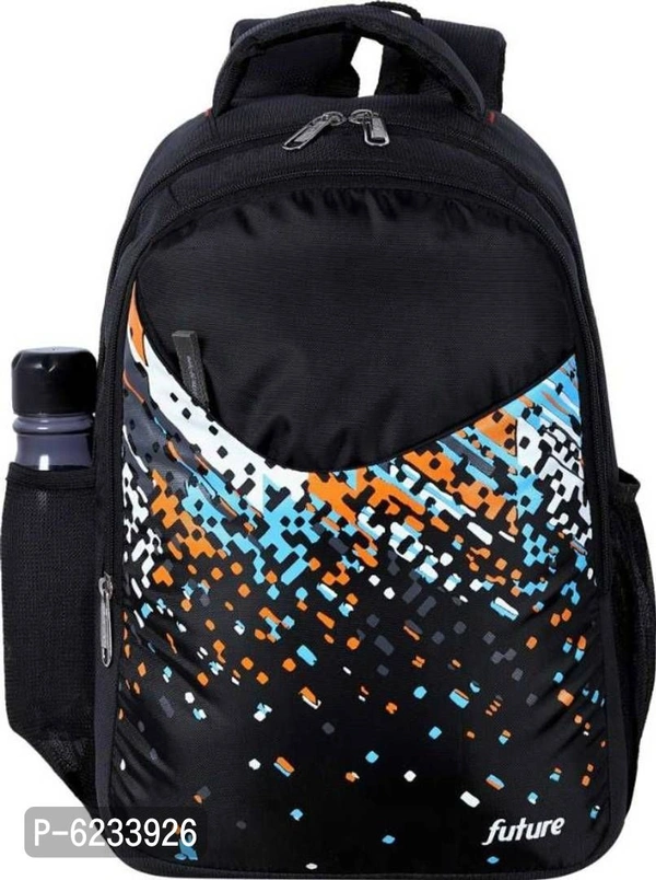 Dispersion Stylish Casual Backpack for Men and Women, Laptop Backpack ( 22L, Black) - Black, 22L