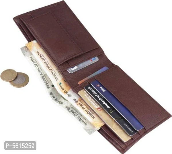 Stylish Leather Wallet - Brown