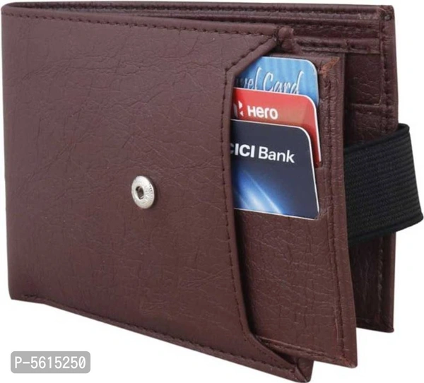 Stylish Leather Wallet - Brown