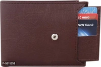 Stylish Leather Wallet - Brown