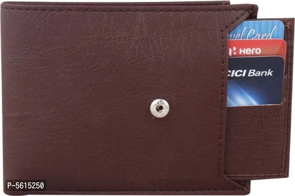 Stylish Leather Wallet - Brown