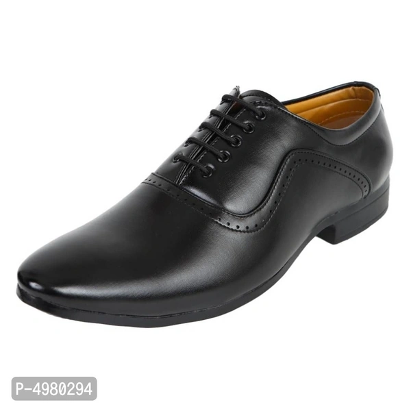Black Slip on Formal Shoes for Men and Boys - Black, uk7