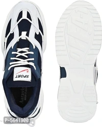 Stylish PU White Sports Shoes For Men - White, Uk8