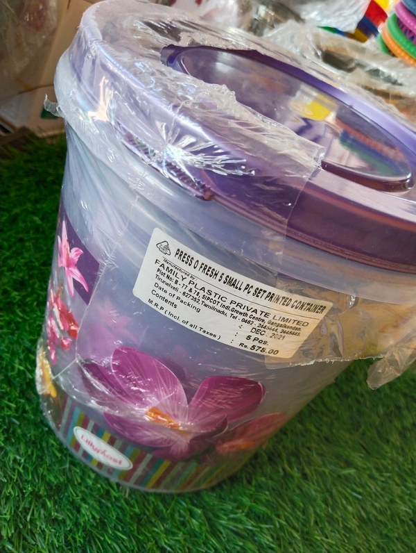 Plastic Box 5 Pcs Set 