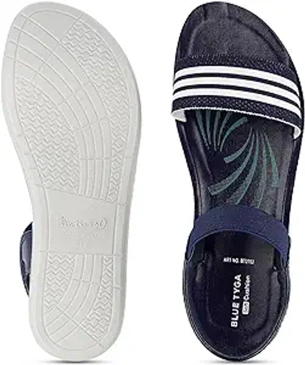 BlueTyga Ladies Blue Sandal (BT2702)  - 6