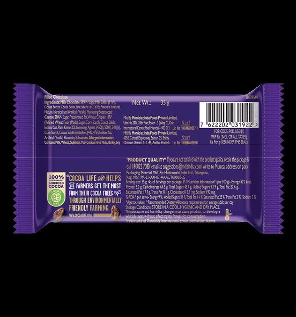 DAIRY MILK CRISPELLO 35 GM